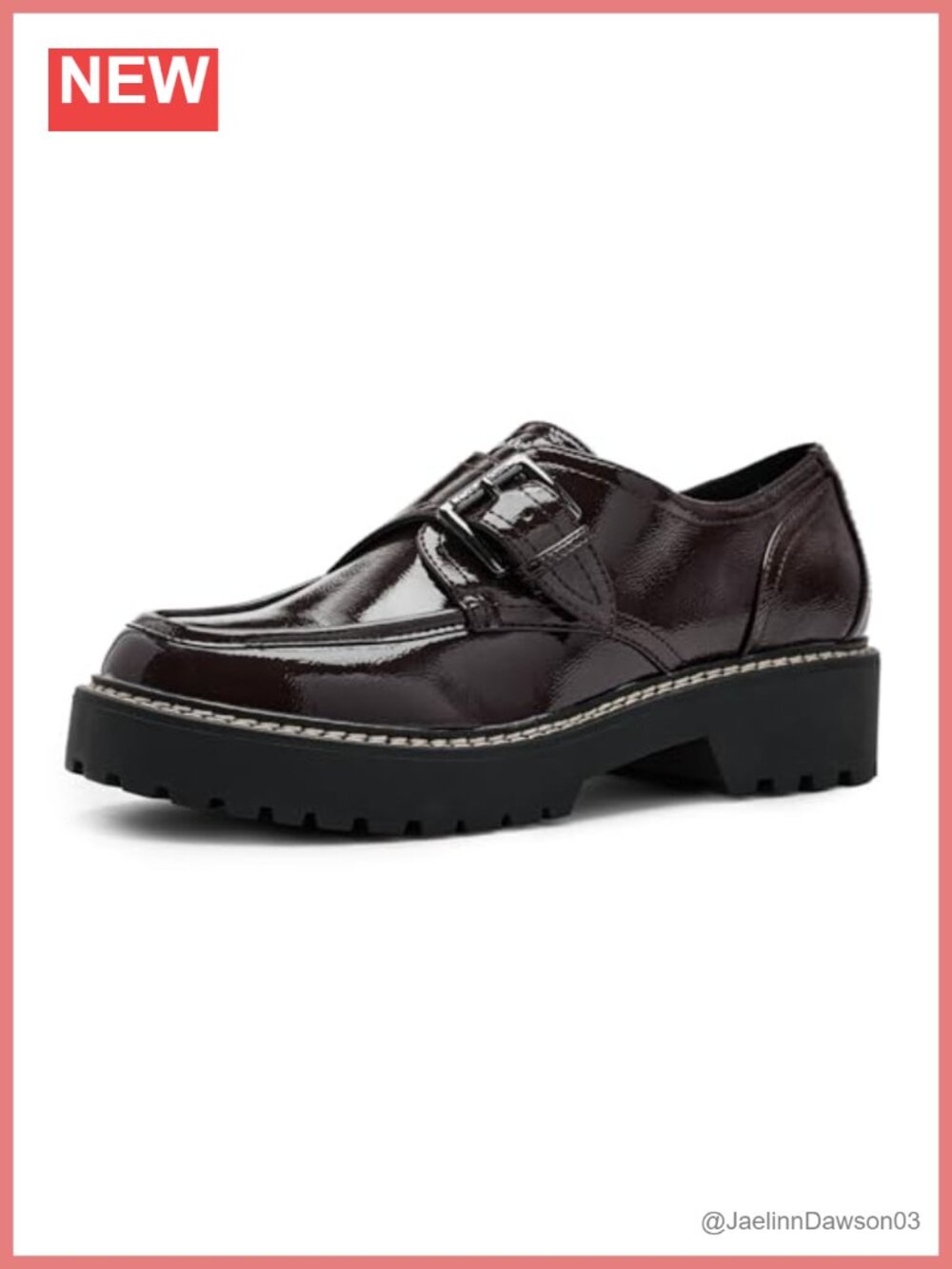 Women's Slip-On Loafers with Adjustable Buckle Strap